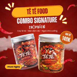 [Combo Signature] Tê Tê Food chỉ nhìn đã biết ngon, ăn vào là khó cưỡng.